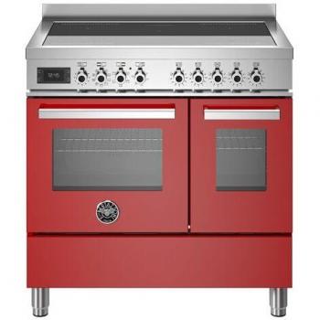 Bertazzoni PRO95I2EROT Red Twin Oven Induction Range