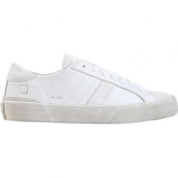 D.A.T.E. White Sneakers for Men and Women, Size 5 UK