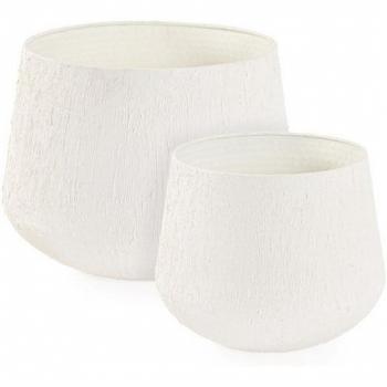 Set di Vasi Tondi Beige Kenar