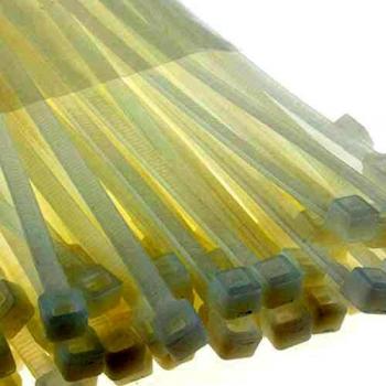 Natural White Cable Ties 3.6mm x 300mm Nylon 66 UL Approved 50 Pack