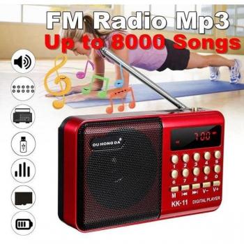 Acekool K11 Rechargeable FM Radio MP3 Speaker