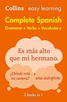 Easy Learning Spanish Complete Grammar  Verbs a by Collins Dictionaries New Book