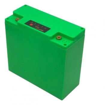 Turmera 12V 30Ah Battery Case with Capacity Indicator for 48-Piece 18650 Battery