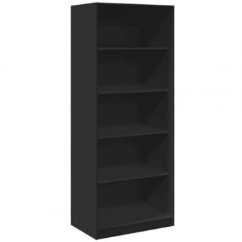 Black Wardrobe 80x50x200 cm Engineered Wood by vidaXL