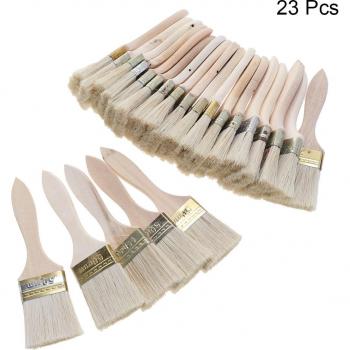 23-Piece Bristle Paint Brush Set for Home and Furniture
