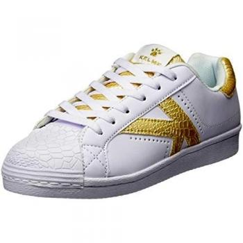 Kelme Frauen K‑Legend Low‑Top Sneaker, weiß, EU 38
