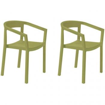 Set 2 Fauteuils Peach RESOL – Étanche et Durable