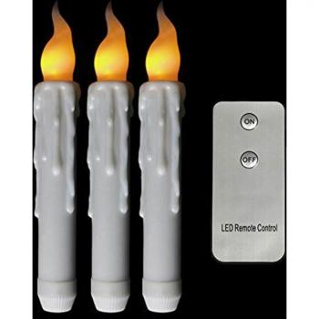 Flickering LED Taper Candles