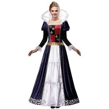 Luxury Queen Dress with Ruffled Sleeves