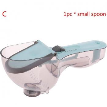 Cuillère de mesure ajustable avec boutons magnétiques