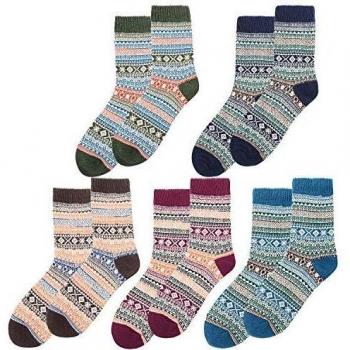 SMALUCK Lady Thermal Crew Socks – 5 Pairs