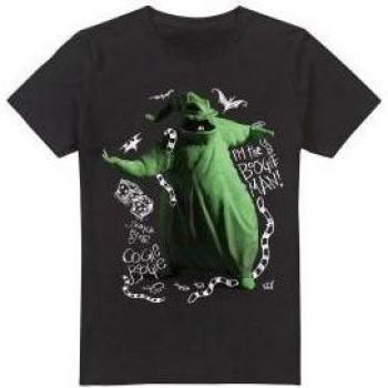 XXL Black Oogie Boogie Tee – Nightmare Before Christmas Edition