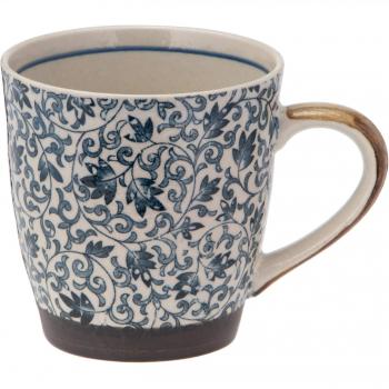 Blue Arabesque Octopus Mug