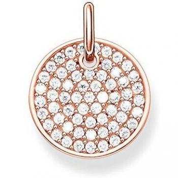 Damen-Anhänger „Love Bridge“ – Thomas Sabo 925 Silber, 750 Gold, Zirkonia (LBPE0011‑416‑14)
