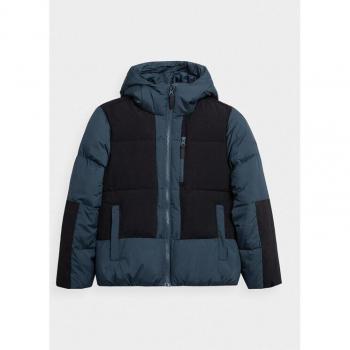4F 4FJAW23TDJAM276 Winterjacke – Blaue, reguläre Passform, robustes Design