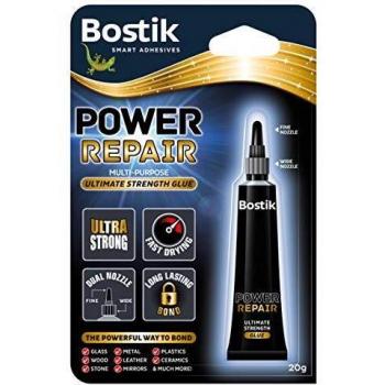 Power Repair Glue, Fast Drying, Clear, 20g
