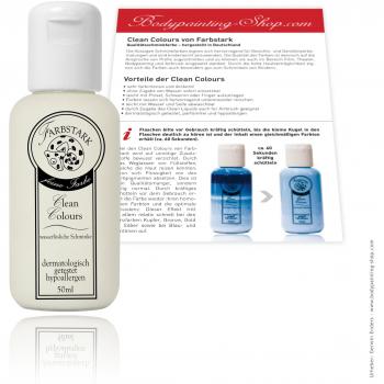 Wasserlösliche Theaterschminke Clean Colours