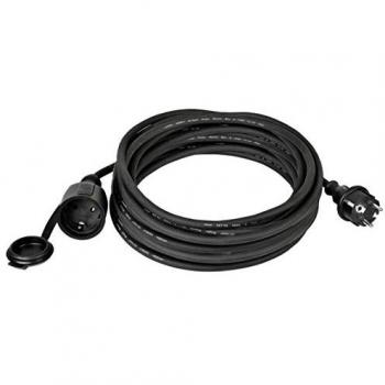 HEITECH Verlängerungskabel IP44 10m schwarz