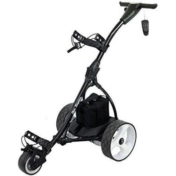 Remote‑Operated Ben Sayers 36‑Slot Electric Cart – Black