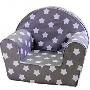 Sedia per Bambini Motivo Stelle Bianche