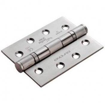 Eurospec 102mm x 76mm x 3mm Ball Bearing Hinge Grade 13 Satin Stainless Steel