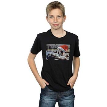 Black Gremlins Boy’s Christmas Hat T-Shirt – 3-4 Years Old