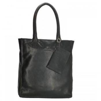 Scarpa di pelle Nera Micmacbags Golden Gate Shopper