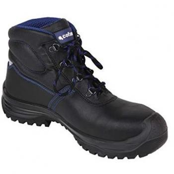 Bota de Piel | Color Negro | Seguridad S3 | Modelo Iskur | Puntera de Carbono Light