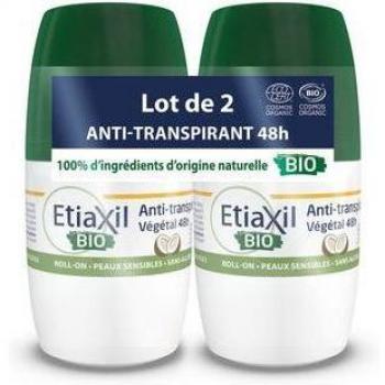 Etiaxil Roll-On Anti Transpirant Végétal 2X50ml