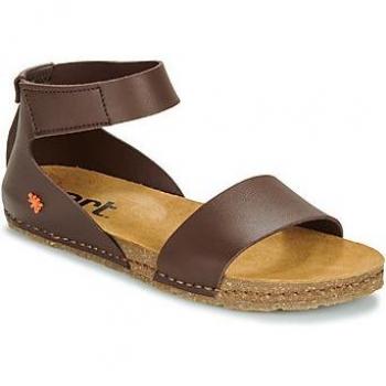 Women's Brown Velcro Sandals CRETA