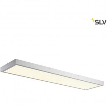 LED Deckenpanel 1200x300mm 45W 4000K silbergrau Leuchte Aluminium 45 W grau
