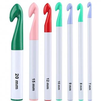 Thick Handle Crochet Hooks Set