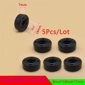 5 Pack of 8x18x7mm Oil Seals for Bread Machines