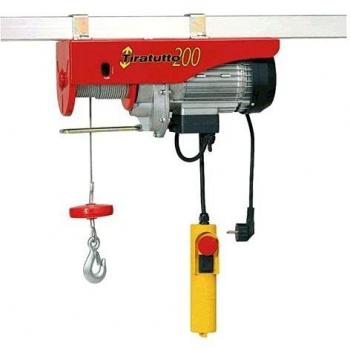 Poulie électrique palan 200 kg, 750 W, 18 m, câble robuste