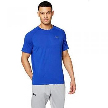 Under Armour Men's Tech 2.0 SS Tee Blue Knit Tops S