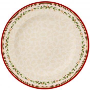 Plato llano de porcelana Estrella fugaz Winter Bakery Delight 29.2x29.2x8.5 cm