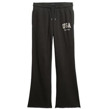 Superdry Athletic Essentials Pantalon de jogging à taille basse, Anthracite Gris 38