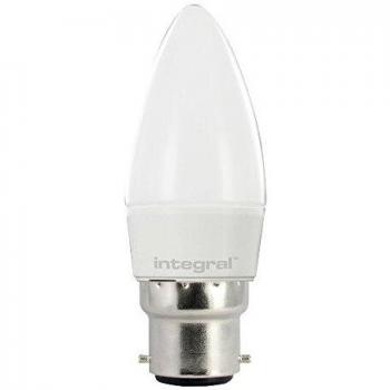 Integral LED Frosted Candle Lamp (B22, 3.5 W, 2700 k, 250 lm)