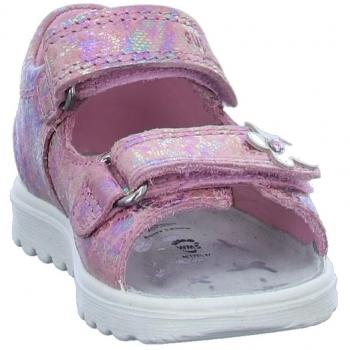 RICOSTA Maja M 3124000 Mädchen Lauflernschuh, Sandale, Halbschuh, WMS mittel, Klettverschluss, seitlich geschlossen, Flexible PU Sohle, Violett