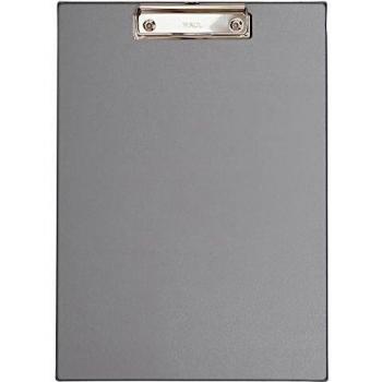 12 x Maul Schreibplatte A4 mit Folienüberzug silber