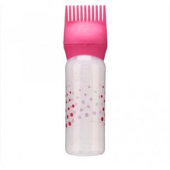 Bouteille de coiffure en plastique 170ml avec peigne de distribution
