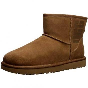 Botas UGG Classic Mini para mujer, castaño, talla 5