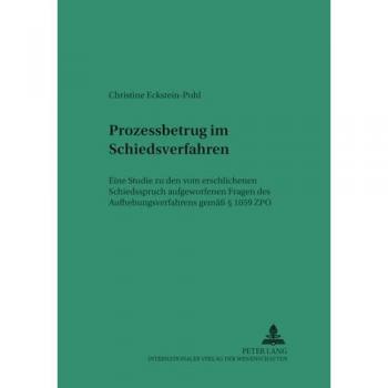 Prozessbetrug im Schiedsverfahren