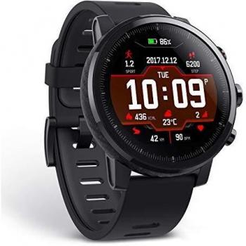 A1619 Stratos Ultra‑Black Smart Watch