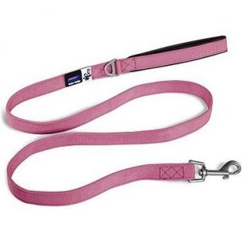 Curli Pink Nylon Dog Leash Medium