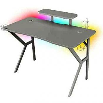 Ultimate Gaming Hub – 320 RGB Desk with Headphones & Cups