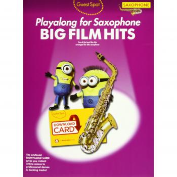 Guest Spot: Big Film Hits Playalong For Alto Saxophone