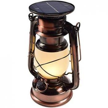 LED Camping Laterne CT-CL Copper SOLAR ØxH 12x23,5cm, warmweiß, dimmbar