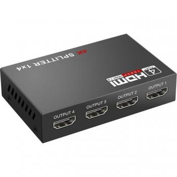 Hub HDMI 4 puertos 1 en 4 Full HD 4K 3D enchufe US
