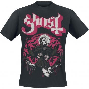 T-Shirt Ghost Guitars Nero Uomo S a 5XL